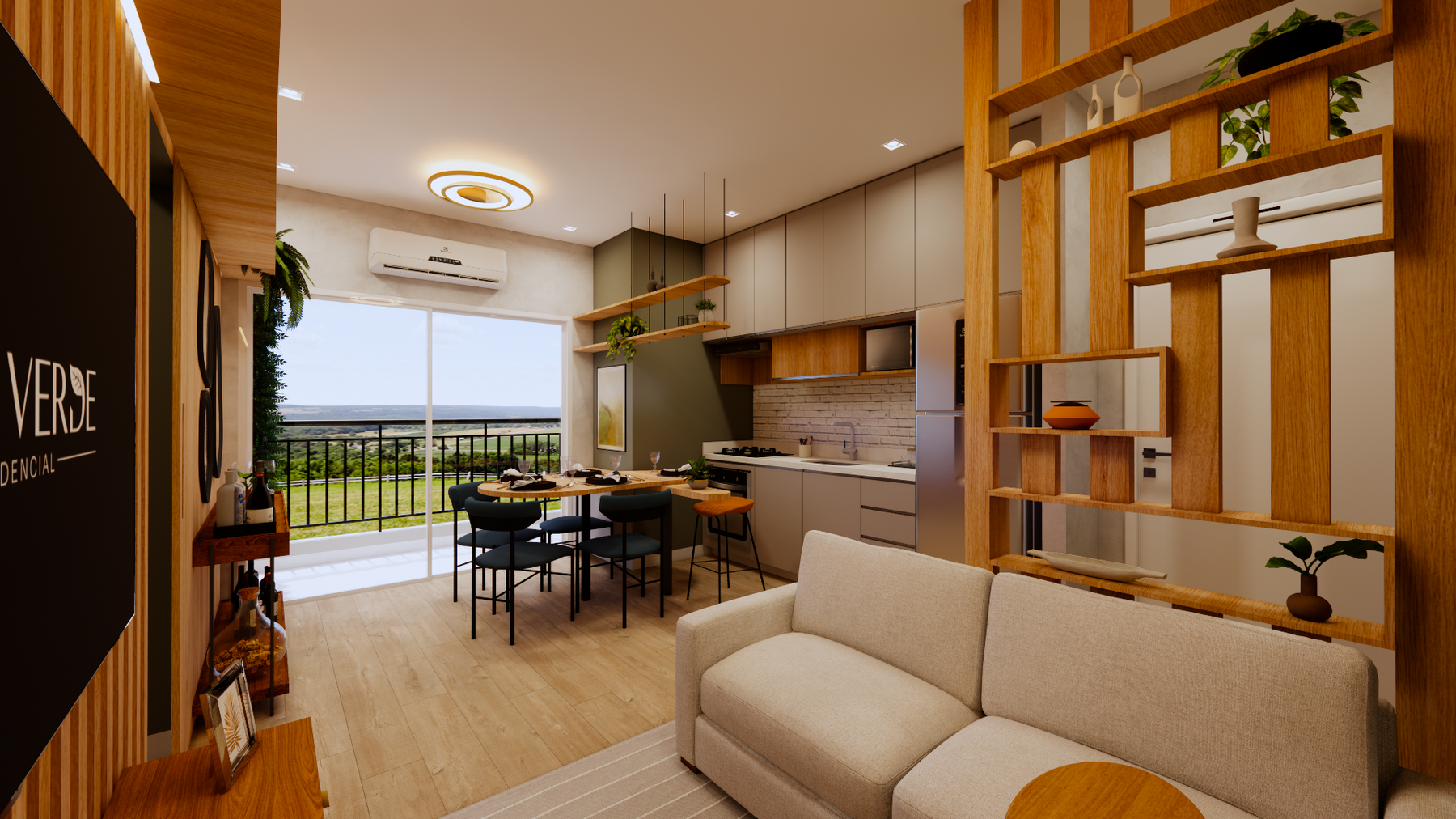Apartamento 01 - sala